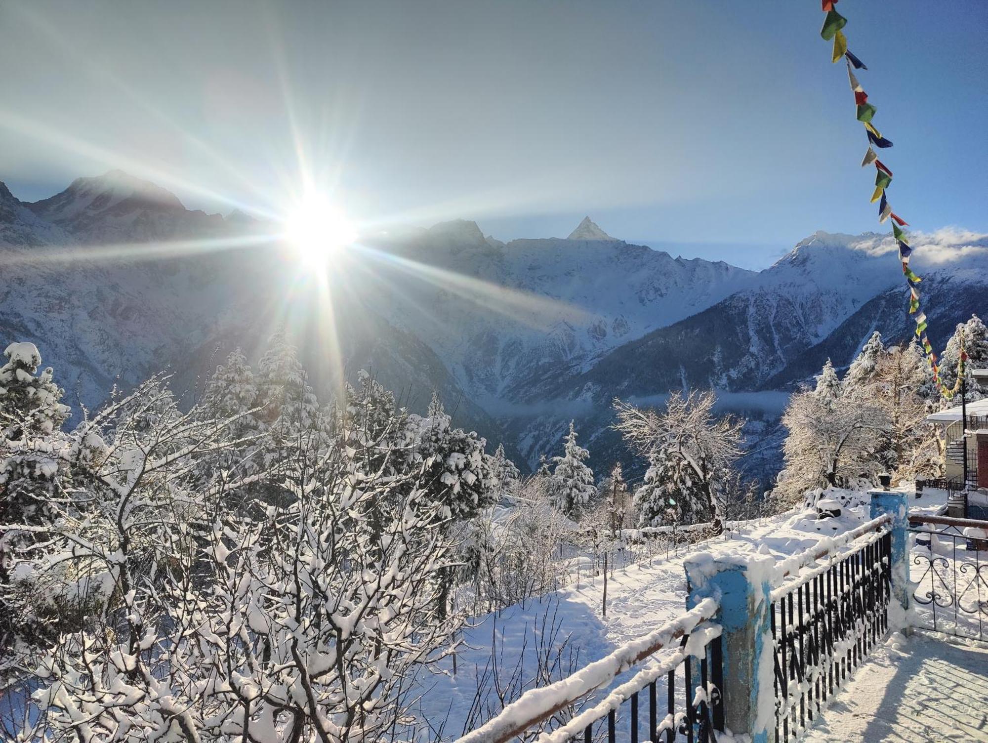 Silk Route Home Stay Kalpa Eksteriør billede